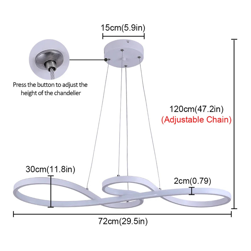 Indoor Musical Note Design, Hanging Chandelier - Cuddle Cloud Emporium