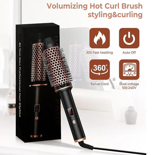 Thermal Volumizing Hair Curling Brush - Cuddle Cloud Emporium