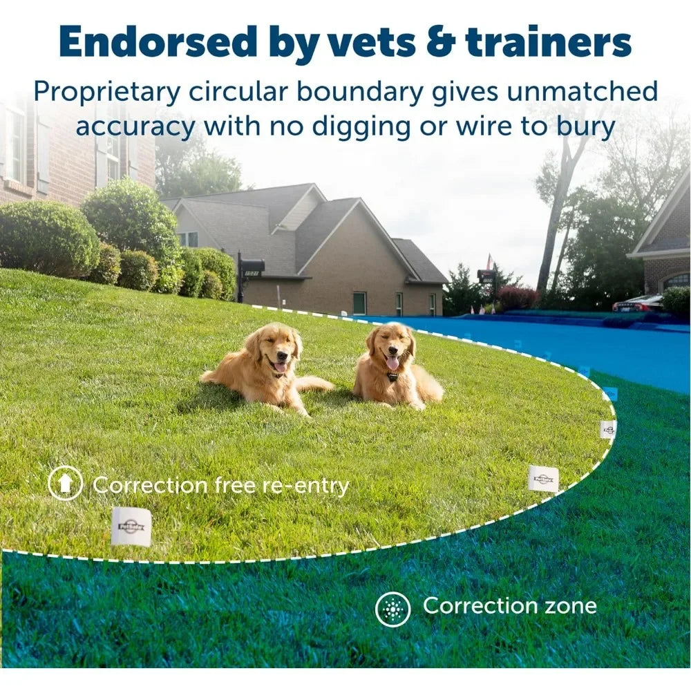 Compact Wireless Pet Fence, Secure up to 3/4 Acre - Cuddle Cloud Emporium