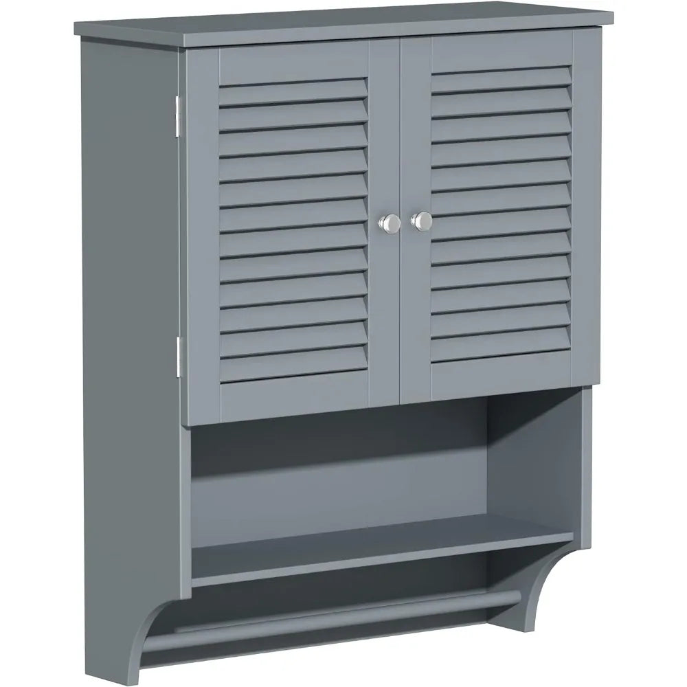 Shelf Storage 2 Door Space Saver Cabinet With Organizer - Cuddle Cloud Emporium