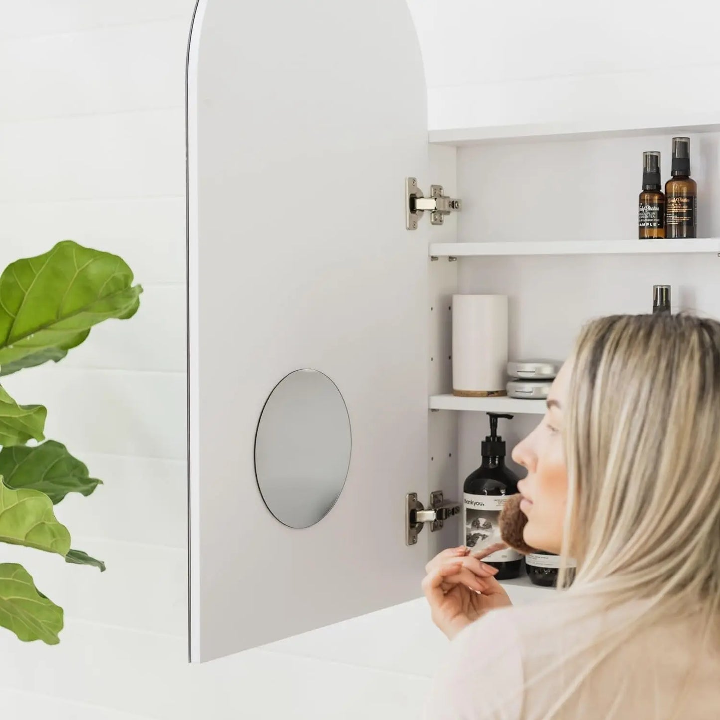 Medicine Cabinet Surface Mount or Recessed Medicine Cabinet With Mirror - Cuddle Cloud Emporium