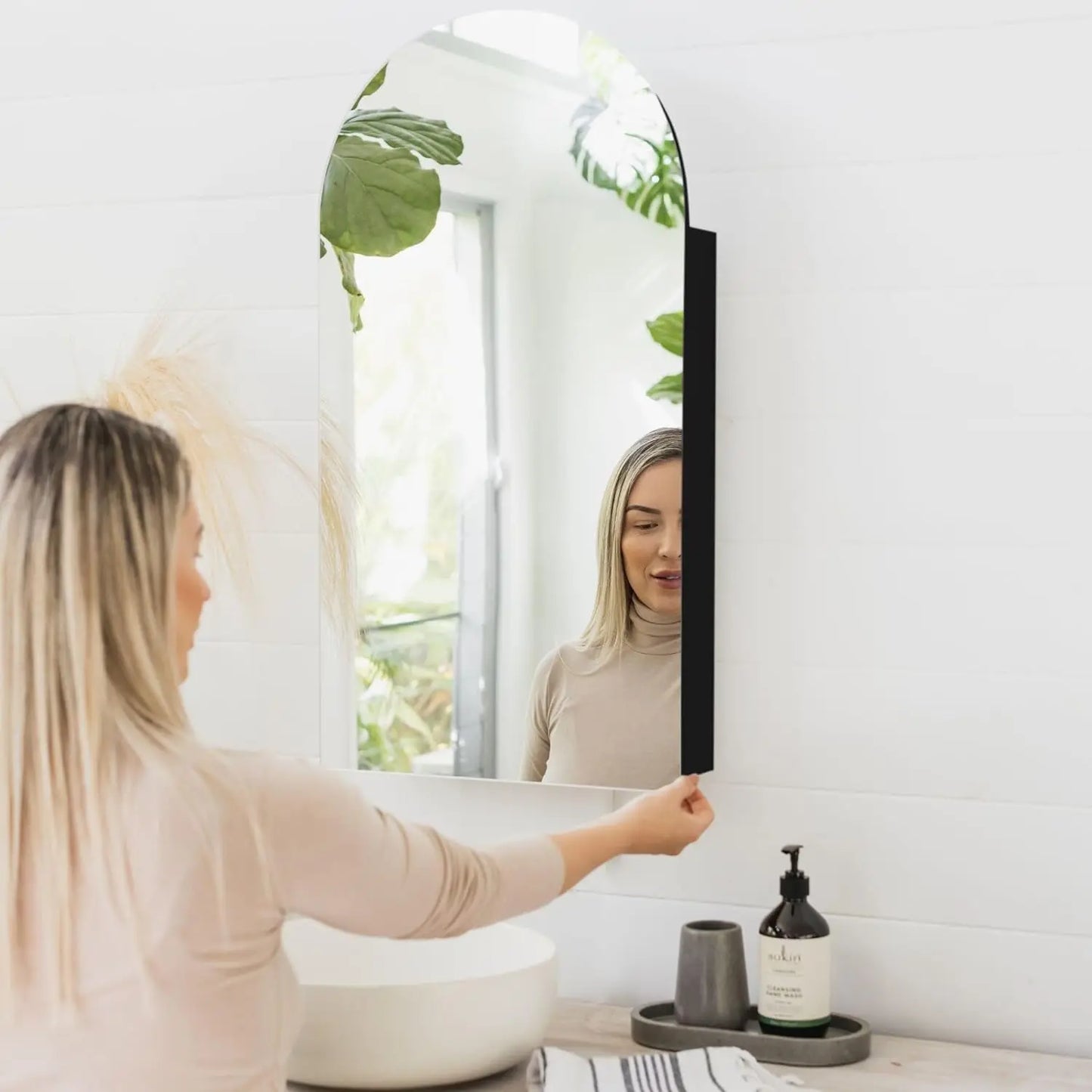 Medicine Cabinet Surface Mount or Recessed Medicine Cabinet With Mirror - Cuddle Cloud Emporium