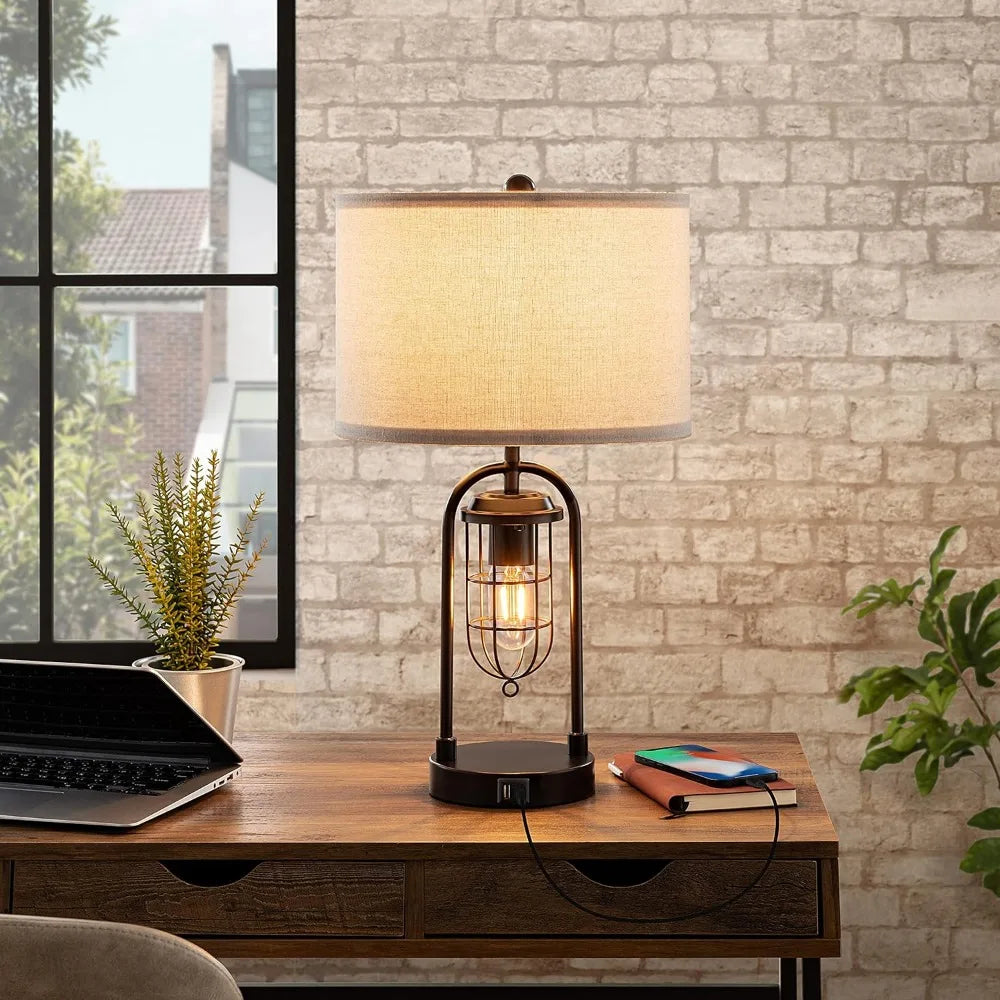 Table Lamps with USB Ports and Night Lights - Cuddle Cloud Emporium