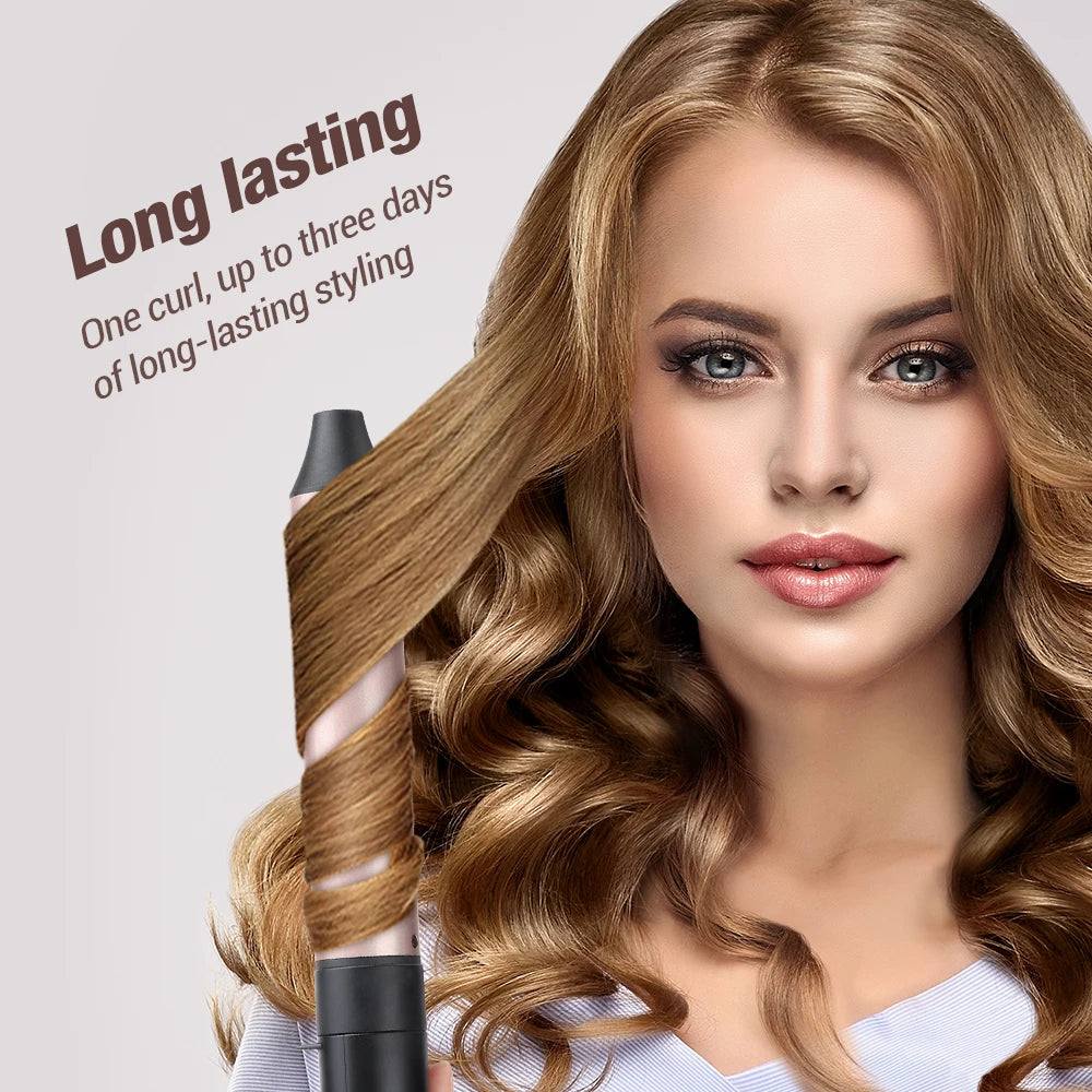 6 In 1 Curling Iron Wand Wave Hair Styling Tools - Cuddle Cloud Emporium