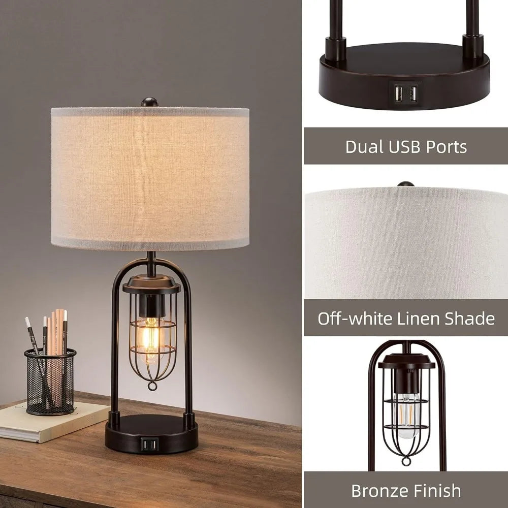 Table Lamps with USB Ports and Night Lights - Cuddle Cloud Emporium