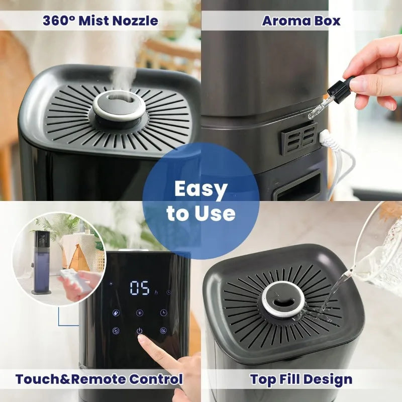 Large Room with Extended Tube, Cool Mist Humidifier - Cuddle Cloud Emporium