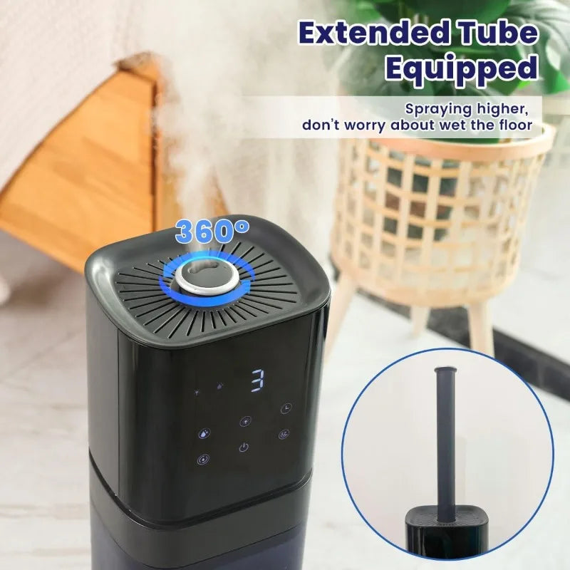 Large Room with Extended Tube, Cool Mist Humidifier - Cuddle Cloud Emporium